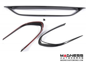 Mercedes-Benz CLA-Class Sport Front Lip Splitters - Carbon Fiber Mercedes-Benz CLA-Class Sport Front Lip Splitters - Carbon Fiber